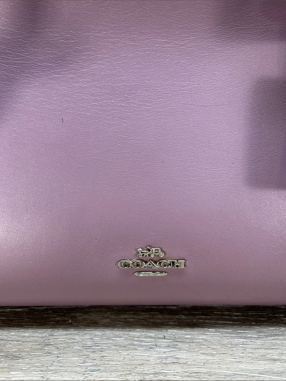 Coach purple and Burgundy Leather Satchel